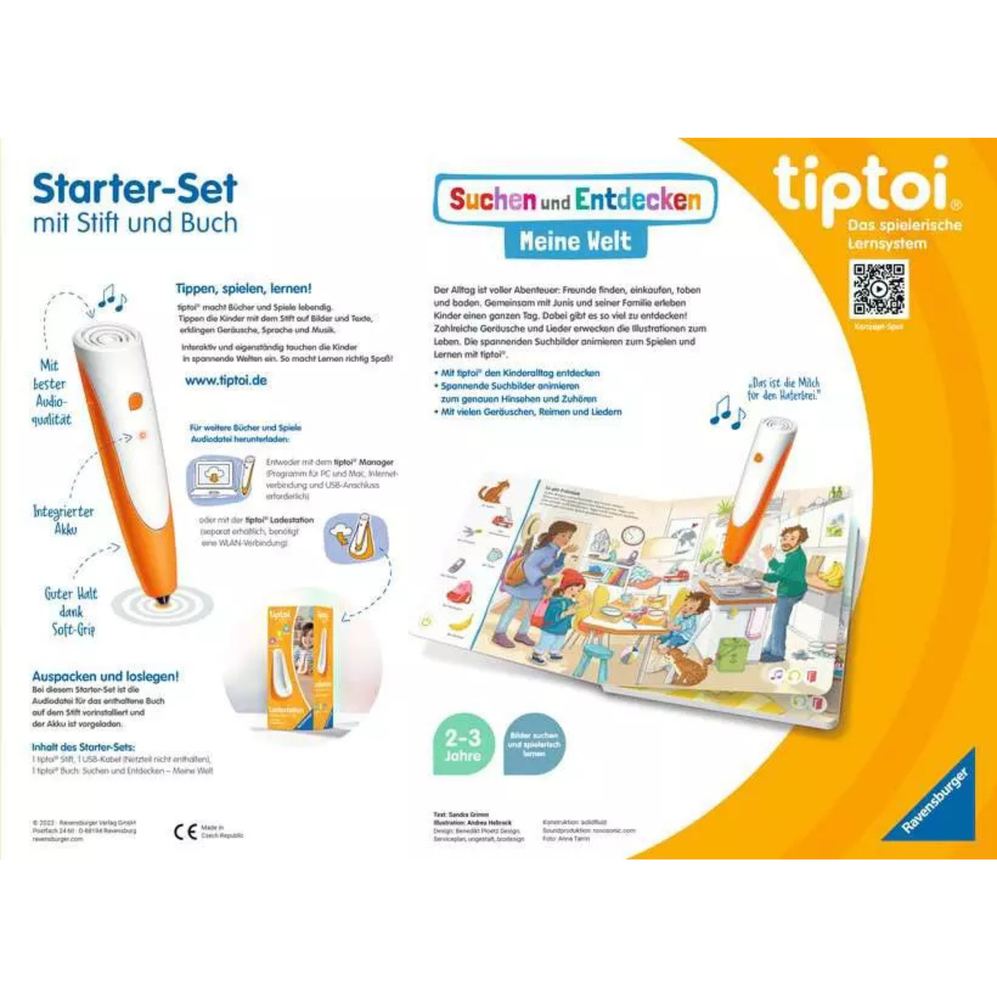Tiptoi Starter-Set: Stift + Bilderbuch Meine Welt