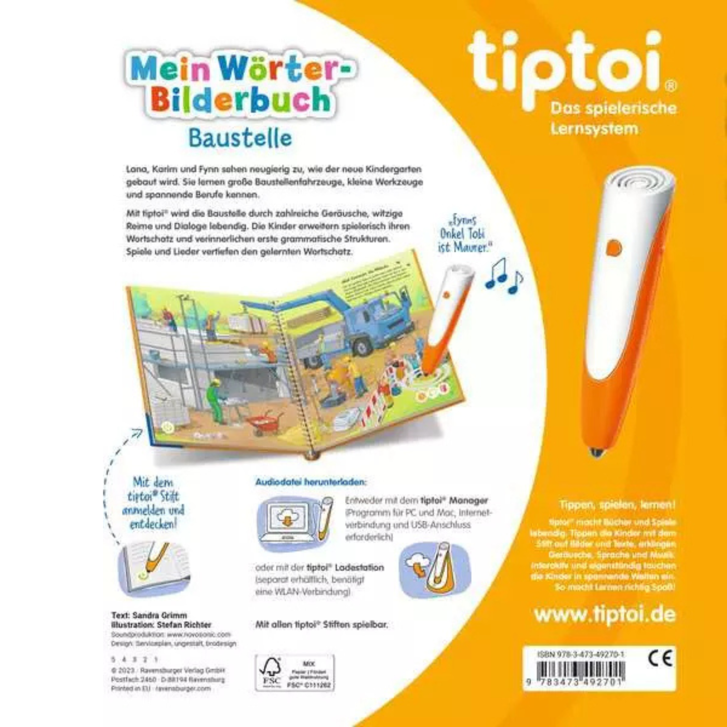 Tiptoi Mein Wörter-Bilderbuch: Baustelle