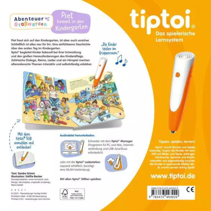 Tiptoi Abenteuer Großwerden: Piet kommt in den Kindergarten