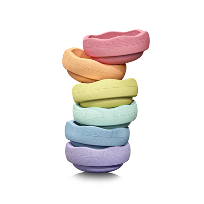 Stapelstein Original rainbow pastel