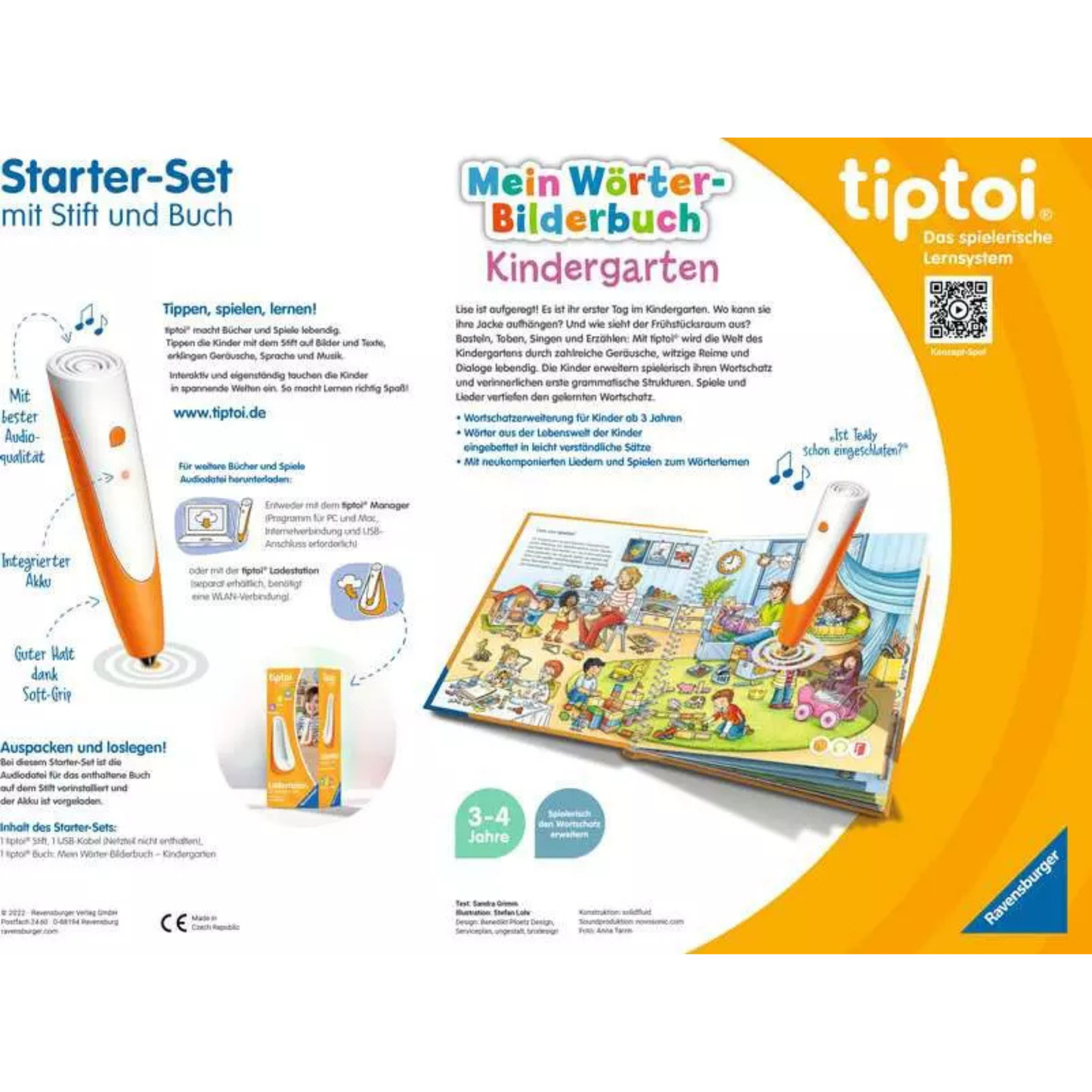 Tiptoi Starter-Set: Stift + Wörter-Bilderbuch Kindergarten