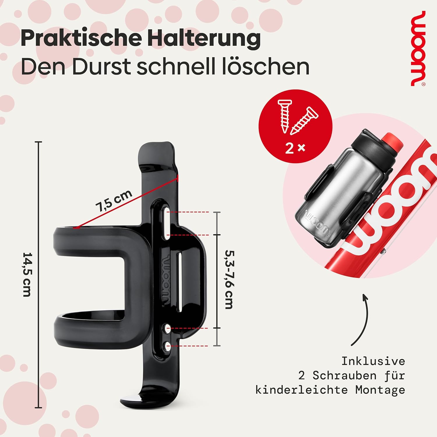 woom schutzblech montage Woom GLUG Edelstahlflasche – Princess