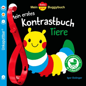 Carlsen Baby Pixi Unkaputtbar 163 - Mein erstes Kontrastbuch Tiere ab 6 Monaten - Bild