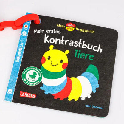 Carlsen Baby Pixi Unkaputtbar 163 - Mein erstes Kontrastbuch Tiere ab 6 Monaten