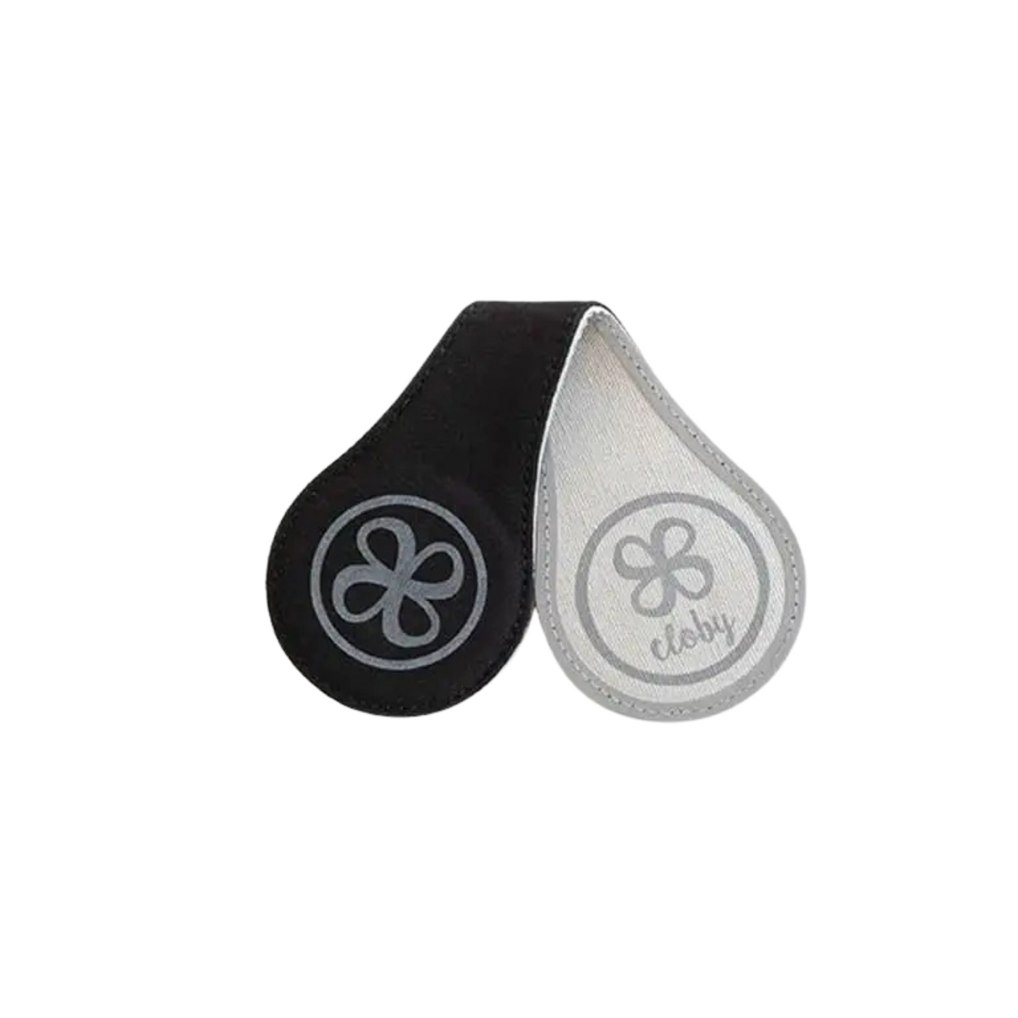 Cloby Canvas Reflective Clips Black/Grey