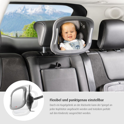 reer BabyView LED Auto-Sicherheitsspiegel mit Licht