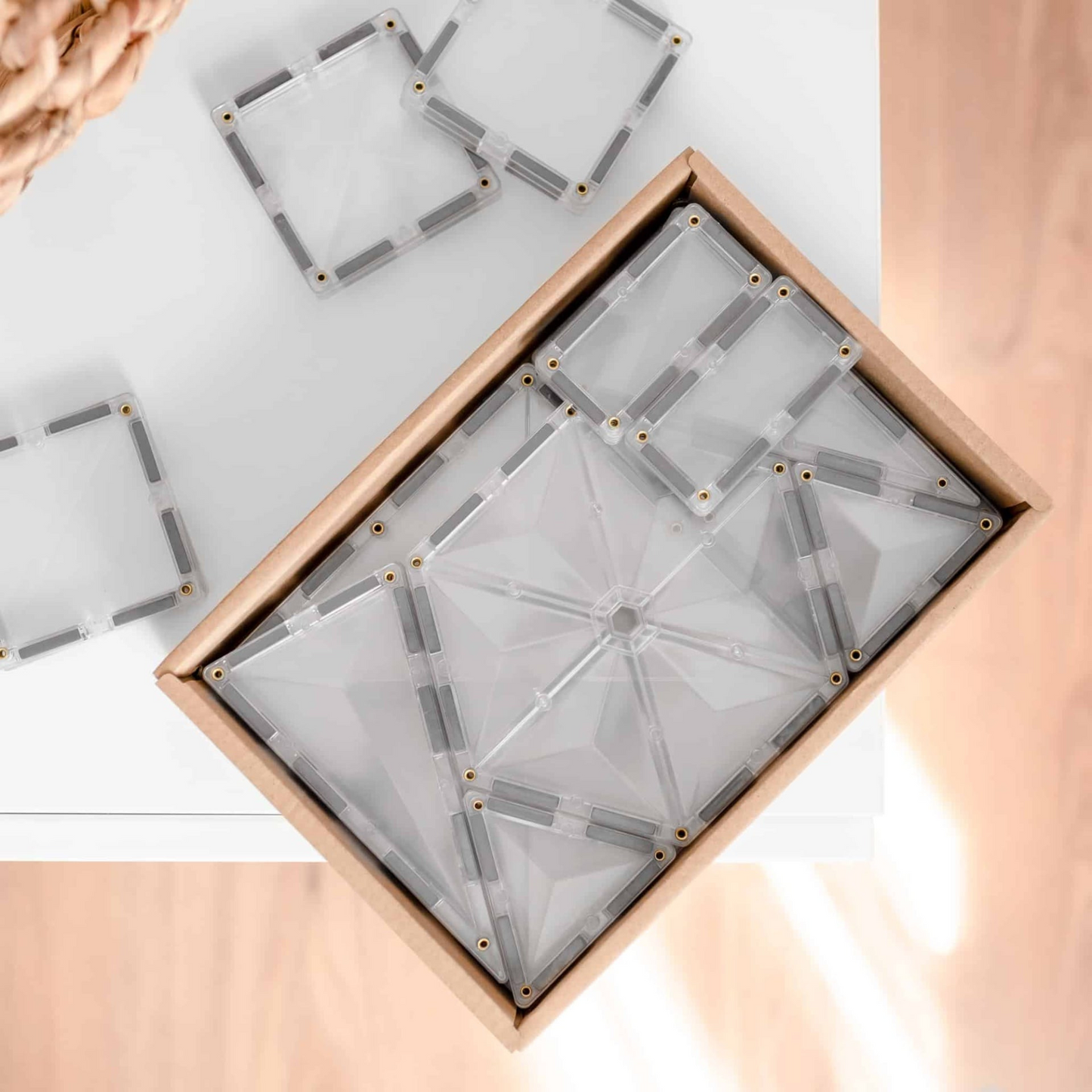 Connetix Magnetbausteine Clear Starter Pack - 34 Teile