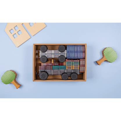 Connetix Magnetbausteine Pastel Transport Pack - 50 Teile