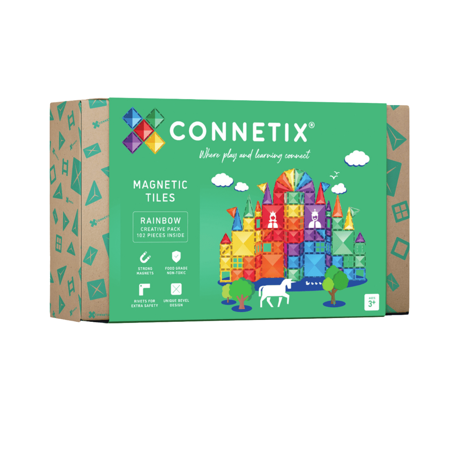 Connetix Magnetbausteine Rainbow Creative Pack - 102 Teile
