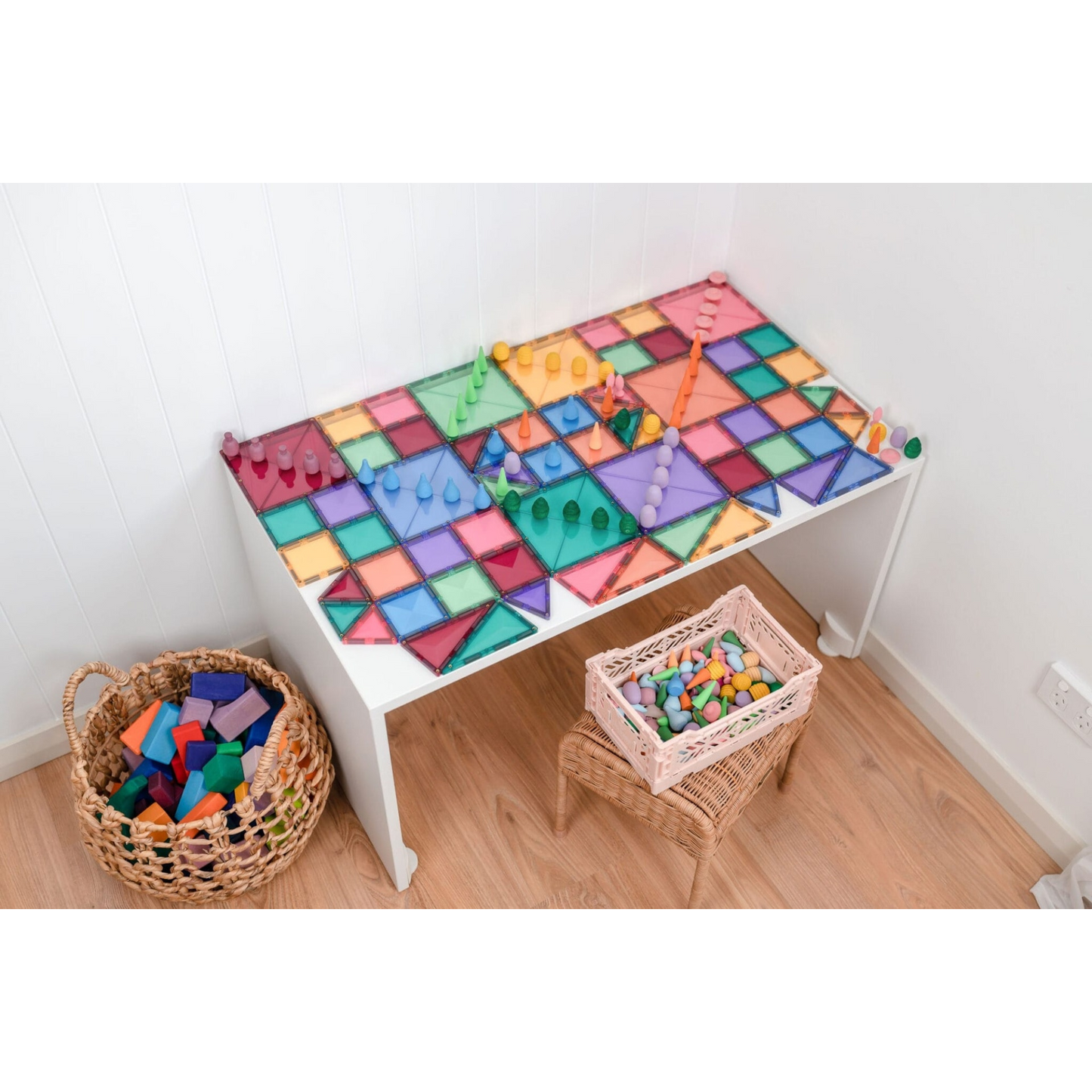 Connetix Magnetbausteine Starter Pack - 64 Teile Pastel
