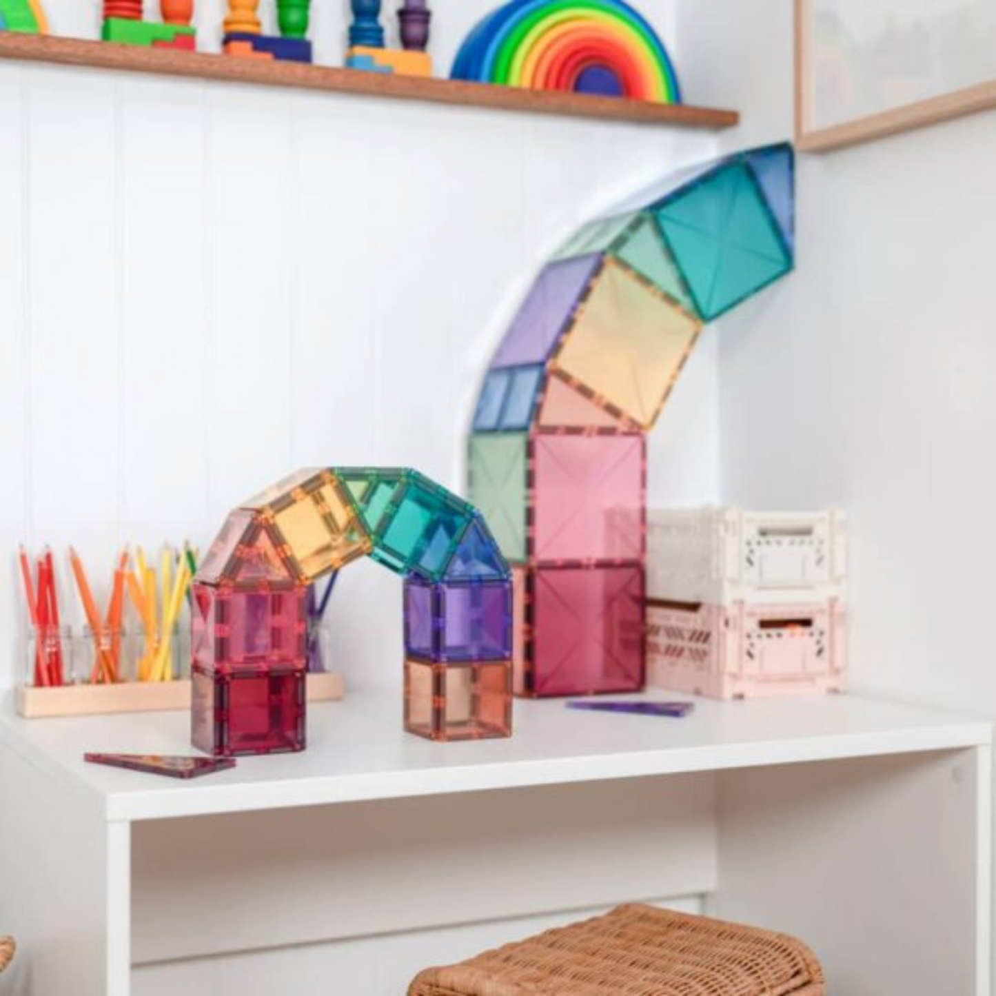 Connetix Magnetbausteine Starter Pack - 64 Teile Pastel