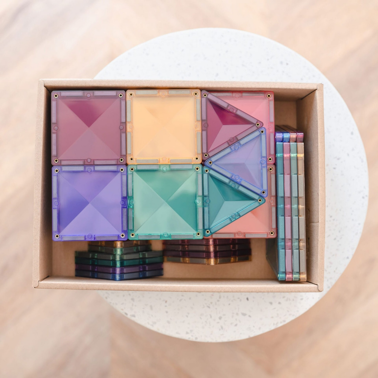 Connetix Magnetbausteine Starter Pack - 64 Teile Pastel