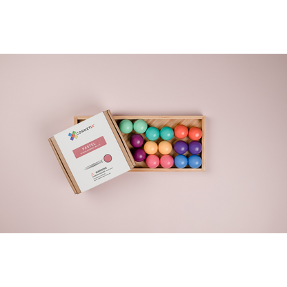Connetix Ersatz-Kugeln Pastel - 16 Teile