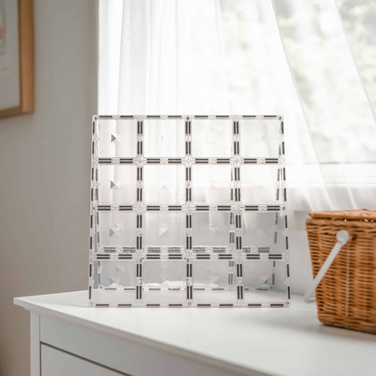 Connetix Magnetbausteine Clear Basisplatten - 2 Teile