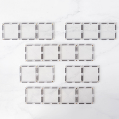 Connetix Magnetbausteine Clear Rectangle Pack - 12 Teile