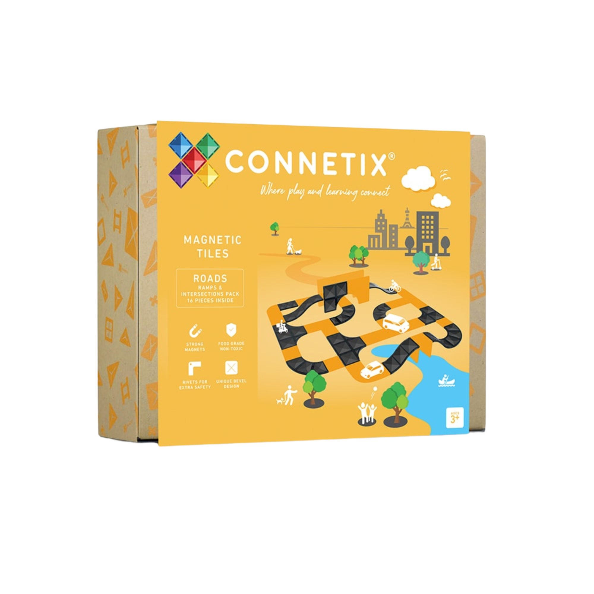 Connetix Magnetbausteine Ramps & Intersections Pack - 16 Teile - Bild