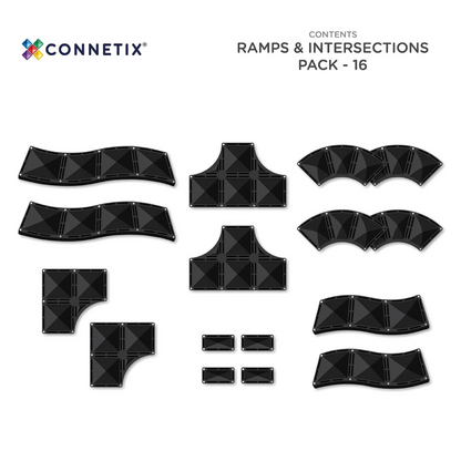 Connetix Magnetbausteine Ramps & Intersections Pack - 16 Teile