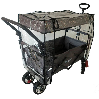 FUXTEC Regenschutz TRANSPARENT Bollerwagen CT700
