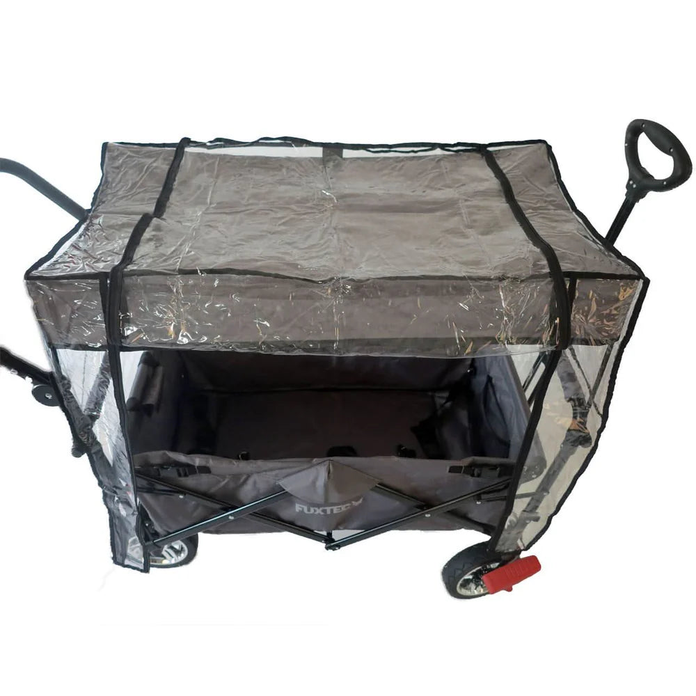 FUXTEC Regenschutz TRANSPARENT Bollerwagen CT700