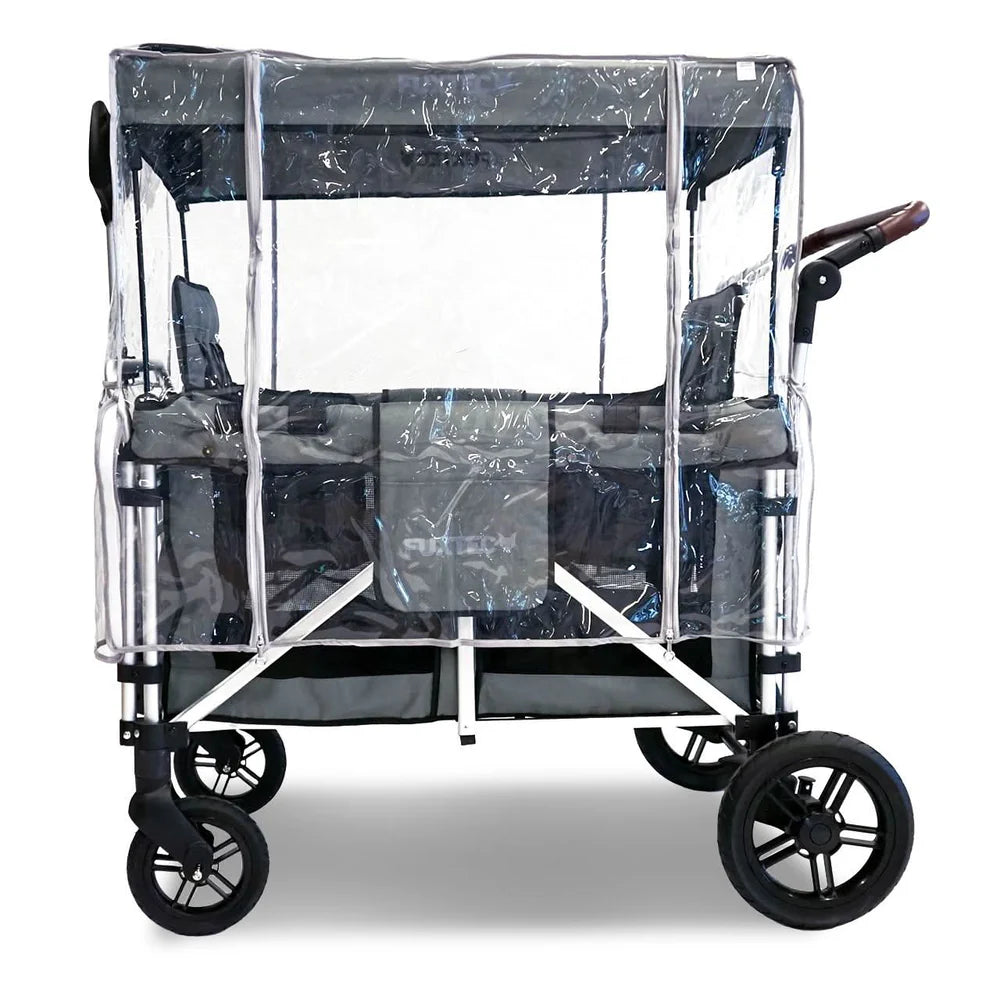FUXTEC Regenschutz TRANSPARENT Bollerwagen CTXL-900