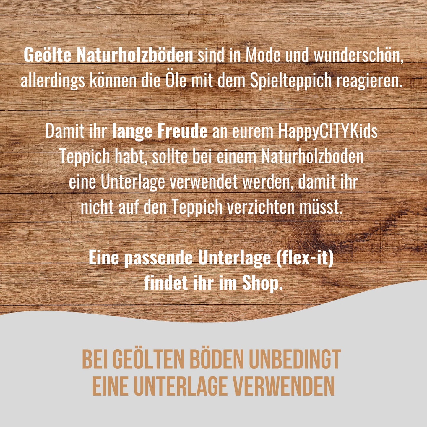 HappyCityKids Spielteppich Stuttgart L 130 x 180 cm
