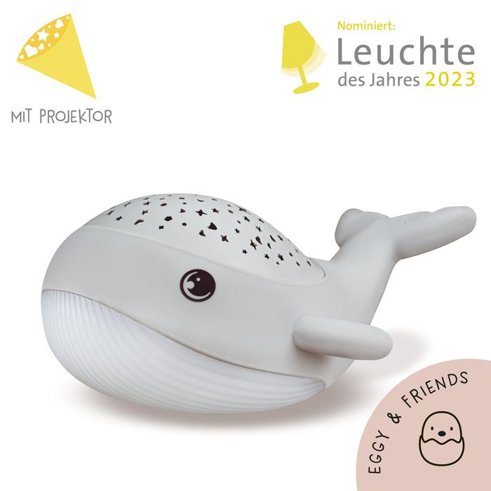 MegaLight Willy Whale Nachtlicht und Sternenhimmel - Bild
