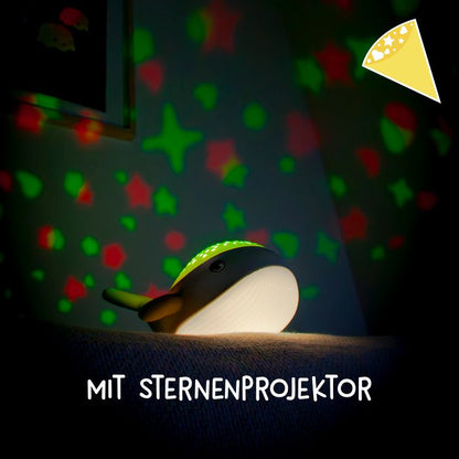 MegaLight Willy Whale Nachtlicht und Sternenhimmel