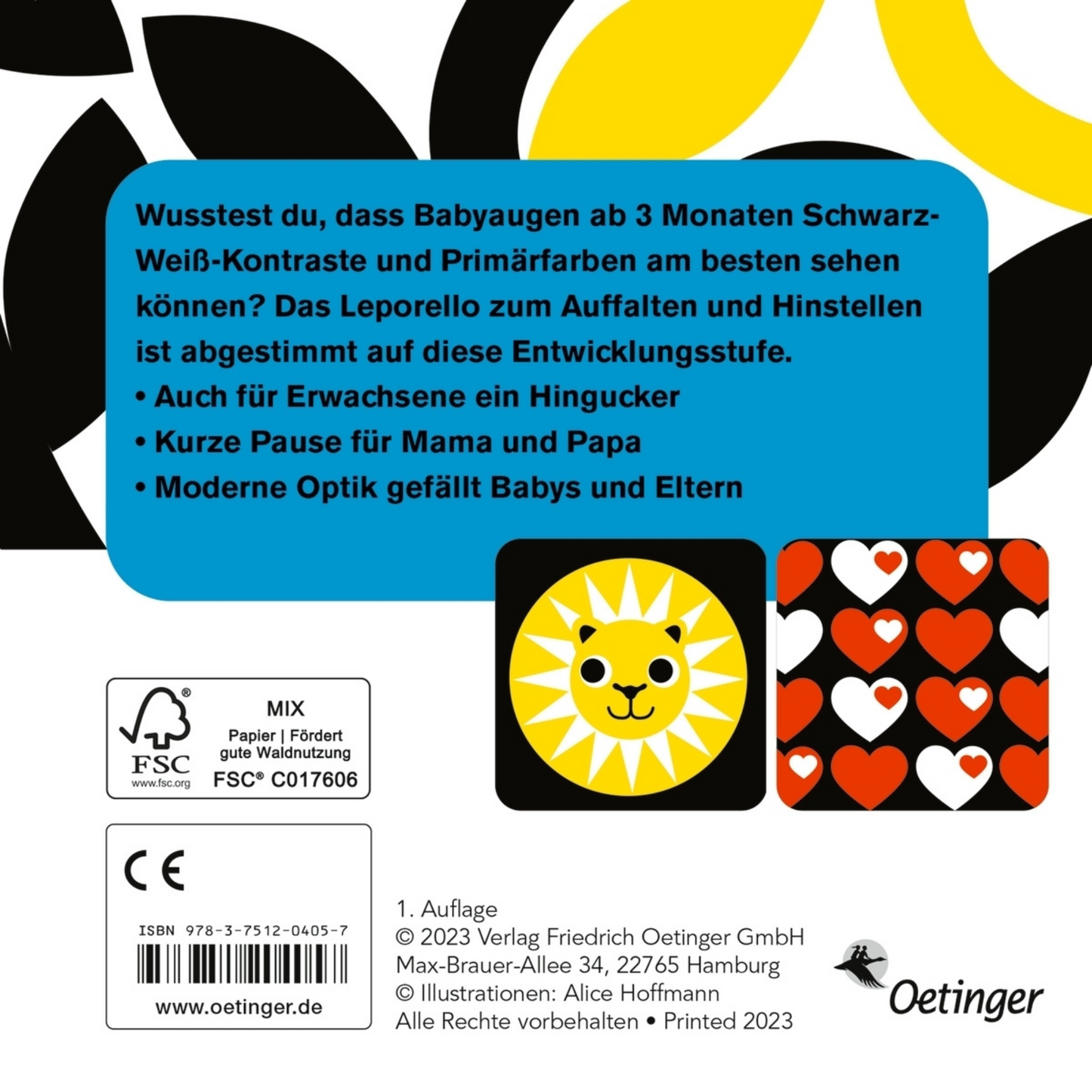 Oetinger Erste Bilder für Babyaugen - 3-6 Monate