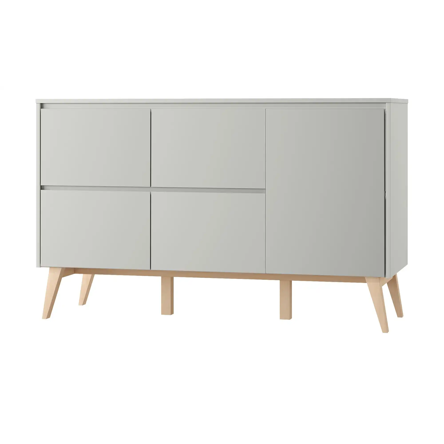 Pinio Swing - Kommode groß 1-türig, 4 Schubladen
