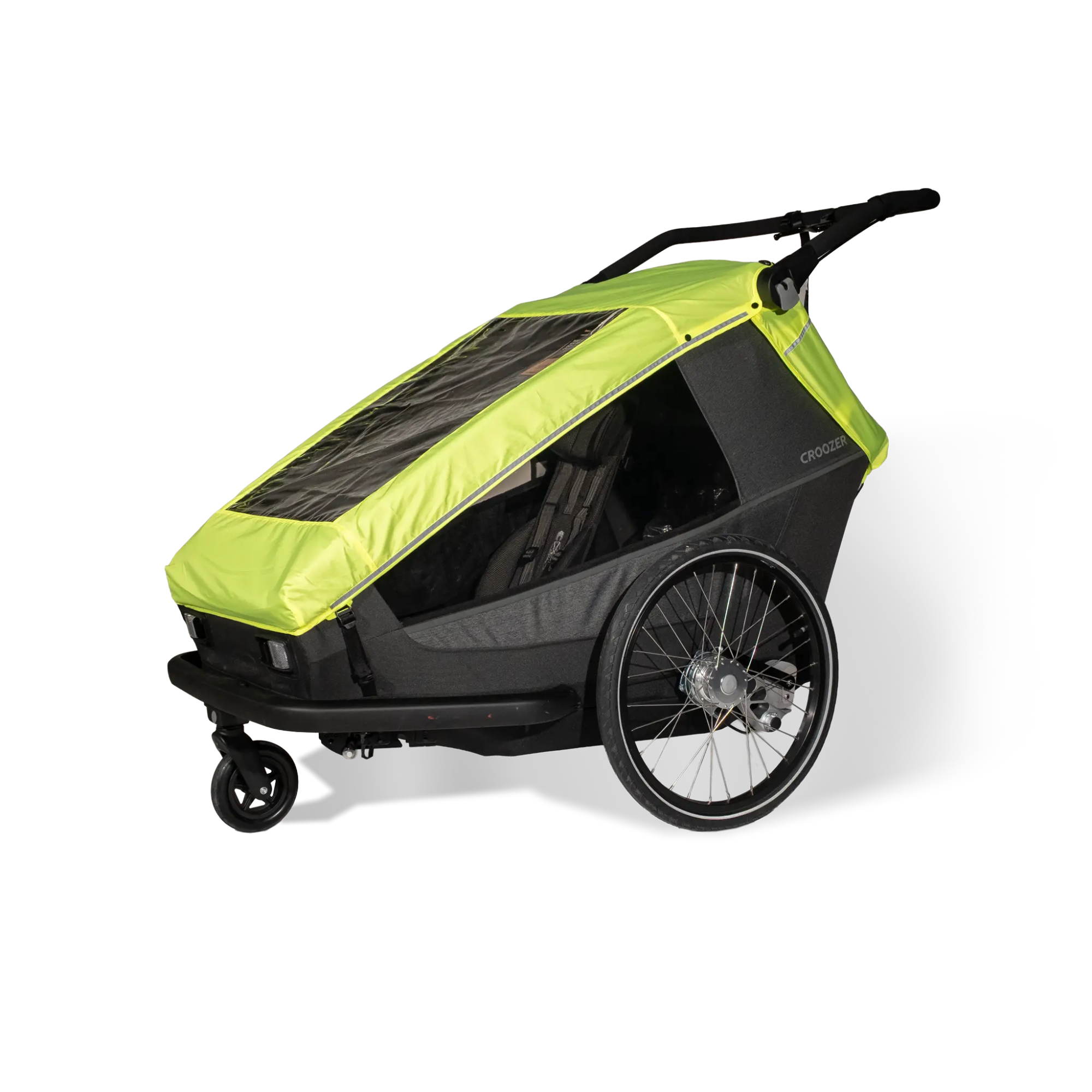 Croozer ZB CRO Yuuna - Regenverdeck Lightning yellow - Bild
