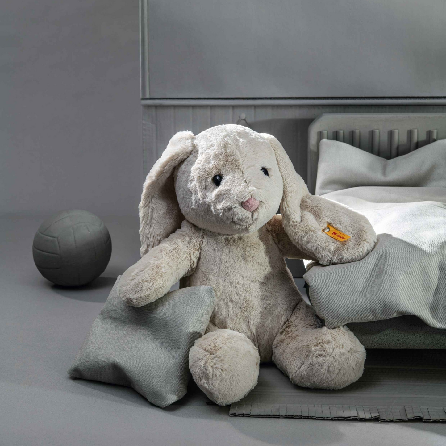 Steiff Hoppie Hase 28cm hellgrau