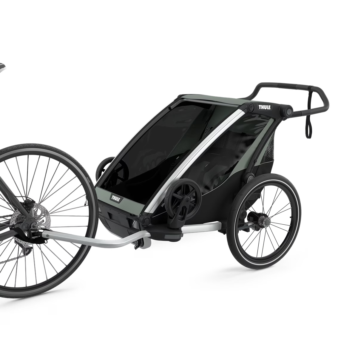 thule fahrradanhänger doppelsitzer Thule Chariot Lite double - Agave – Princess