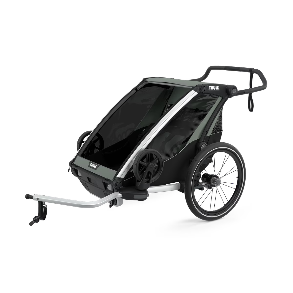 sonnenschutz fahrradanhänger chariot Thule Chariot Lite double - Agave – Princess