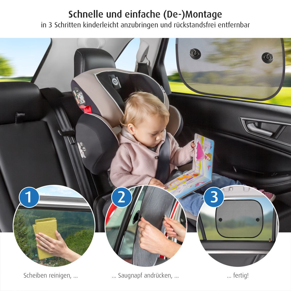 reer TravelKid Sun BasicAuto-Sonnenschutz