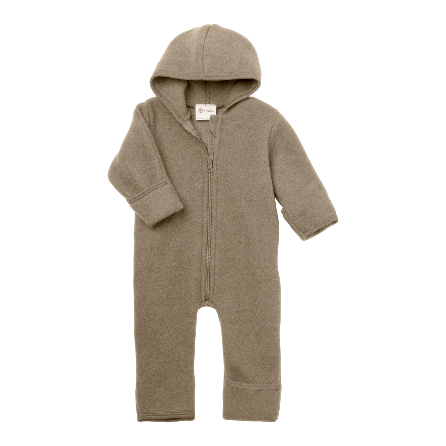 Engel Baby-Overall mit Kapuze und Reißverschluss