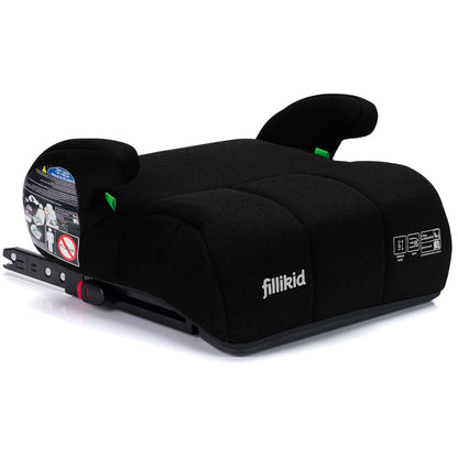 Fillikid Sitzerhöhung Comfort mit Isofix  - schwarz