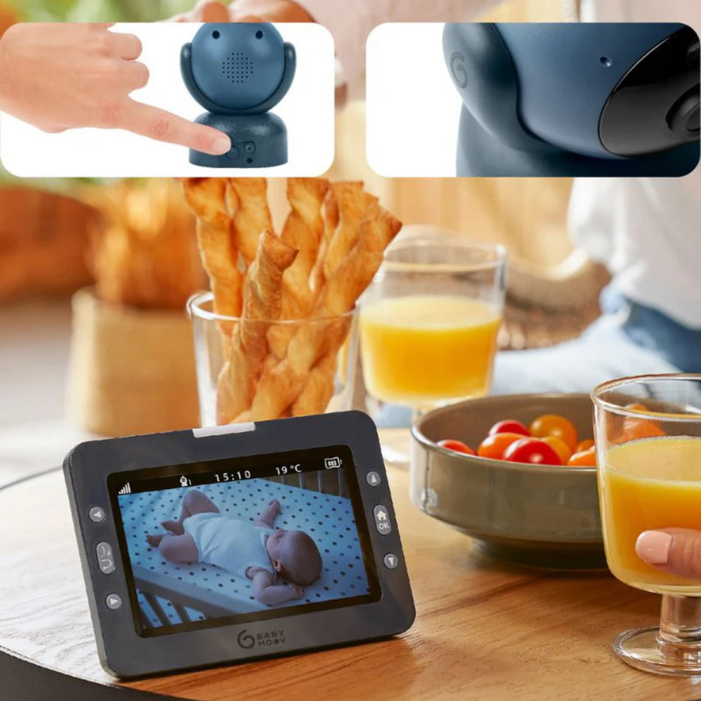 Babymoov Babyphone mit Kamera Yoo Master Plus HD