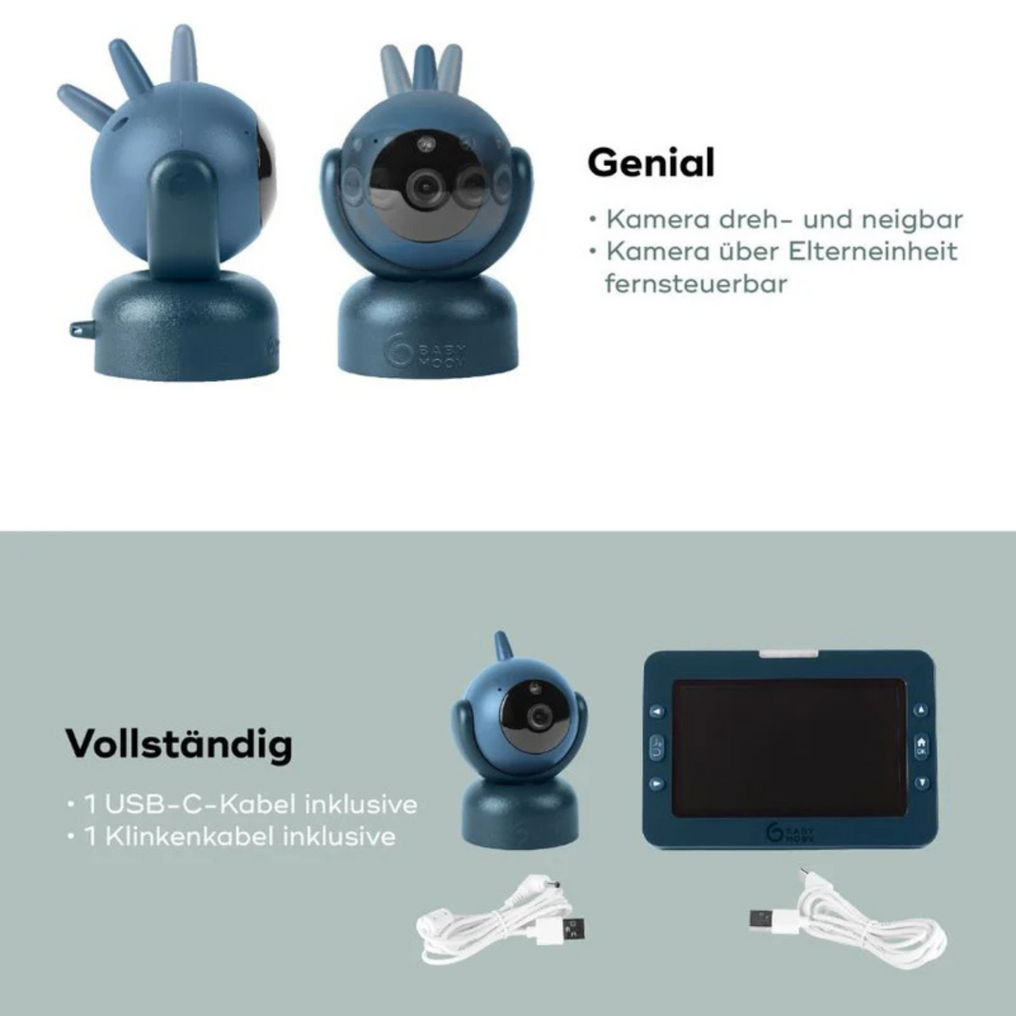 Babymoov Babyphone mit Kamera Yoo Master Plus HD