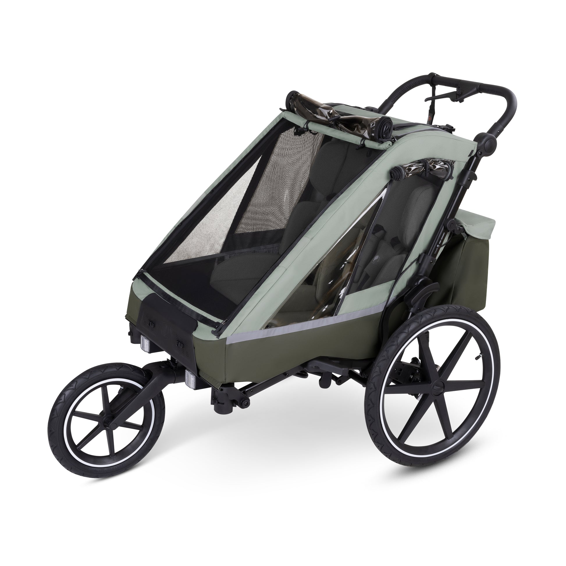 ABC Design Fahrradanhänger Tour - Sport Kit – Princess