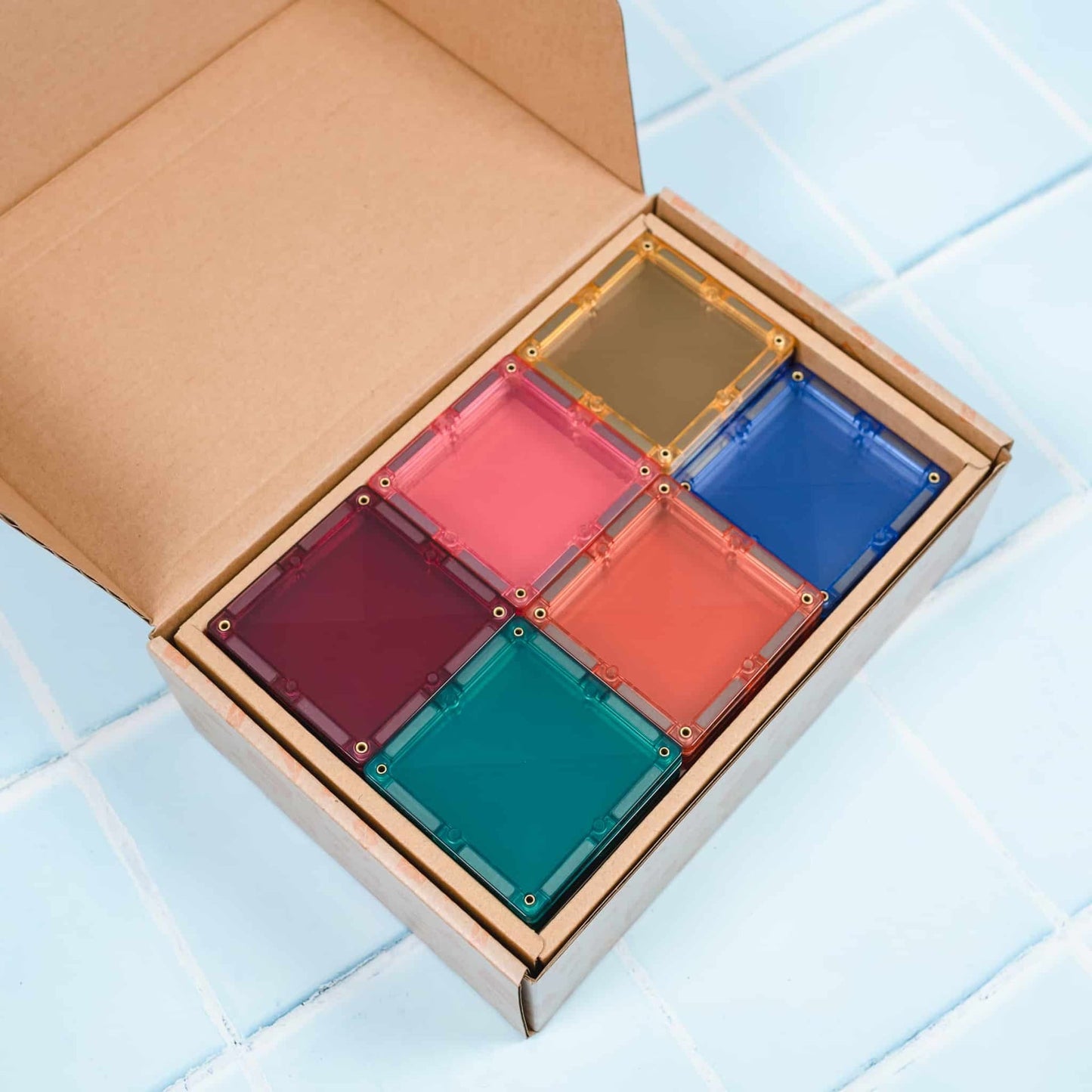 Connetix Magnetbausteine Square Pack - 40 Teile Pastel