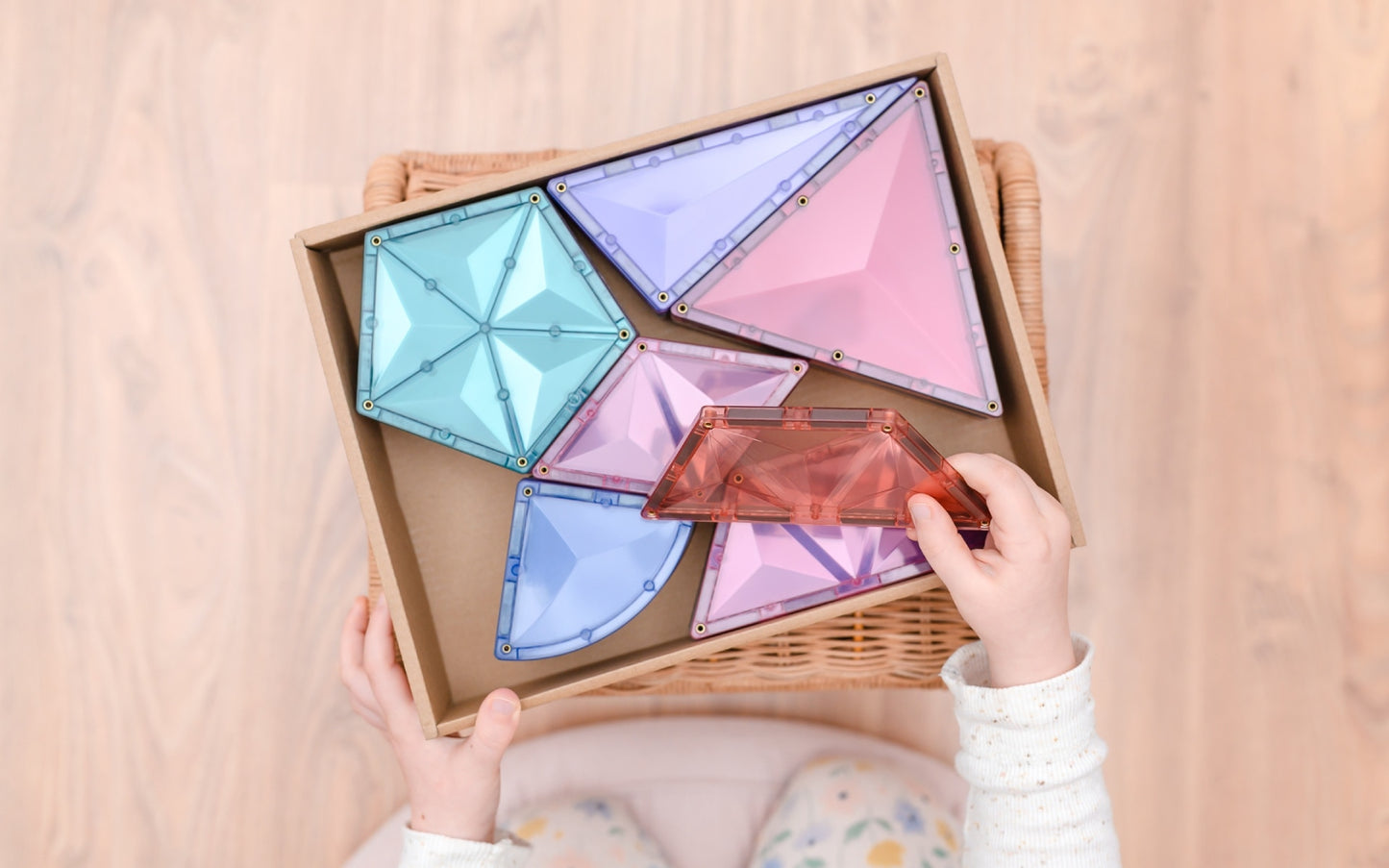 Connetix Magnetbausteine Pastel Shape Expansion Pack - 48 Teile