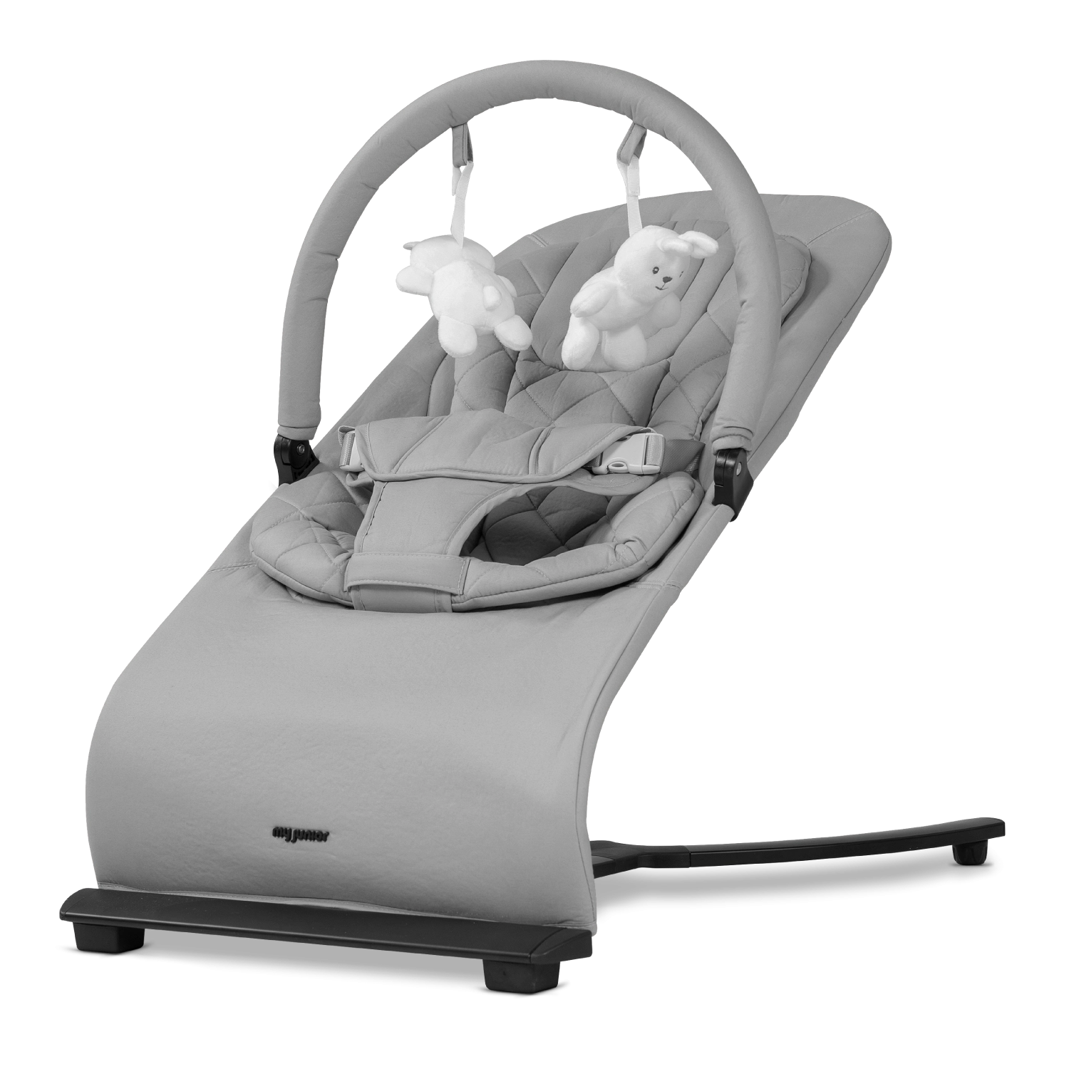 my Junior Motion Bouncer Babywippe - Farbe Elephant Grey - Bild