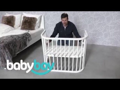Babybay Rollensatz Parkett - inkl. Befestigungshülsen für alle Modelle
