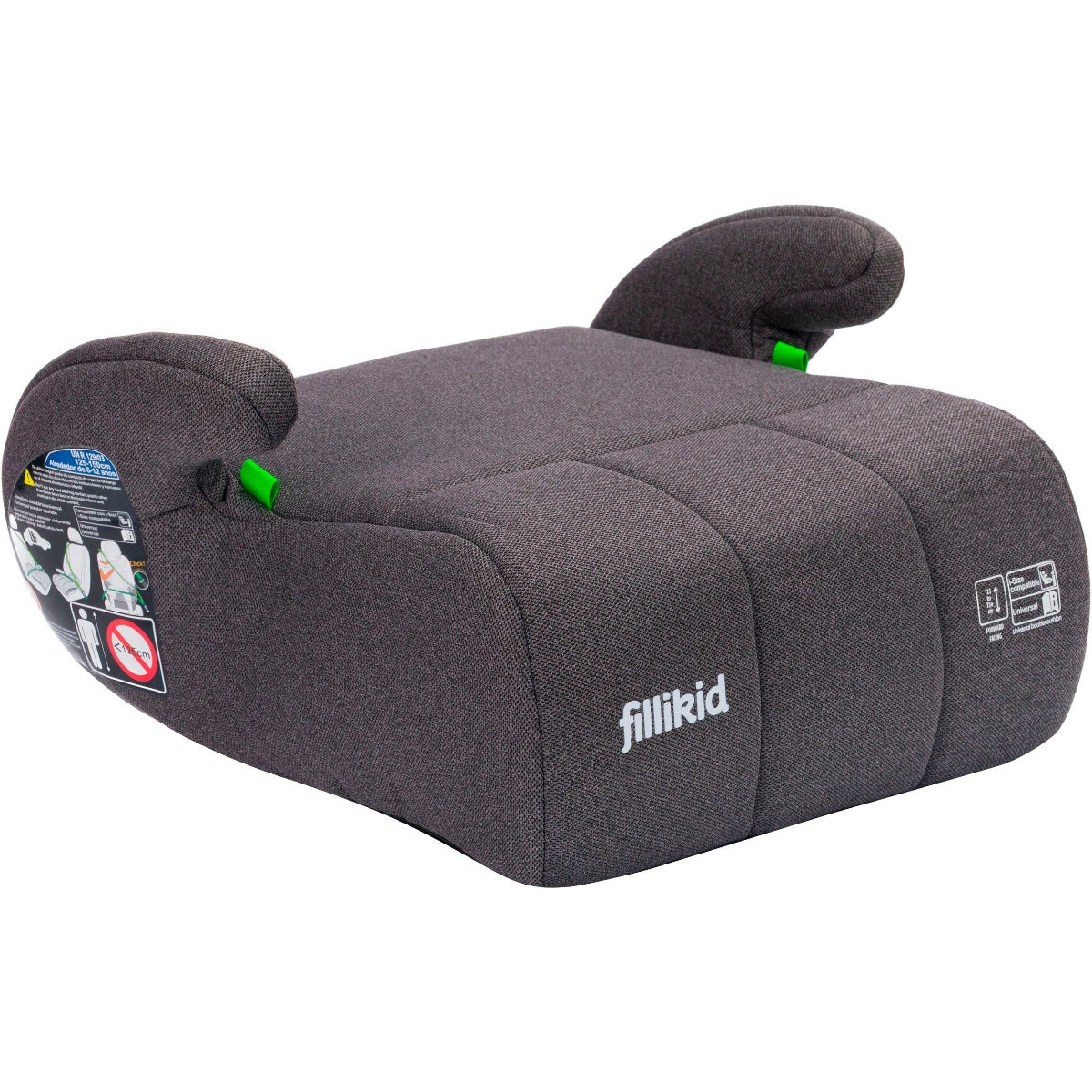 Fillikid Sitzerhöhung Comfort ohne Isofix - hellgrau