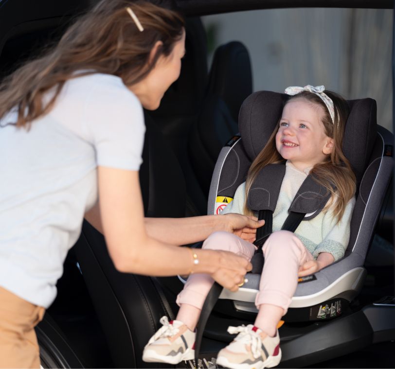 Imagebild mit Autositz für Kinder der Firma "BeSafe"